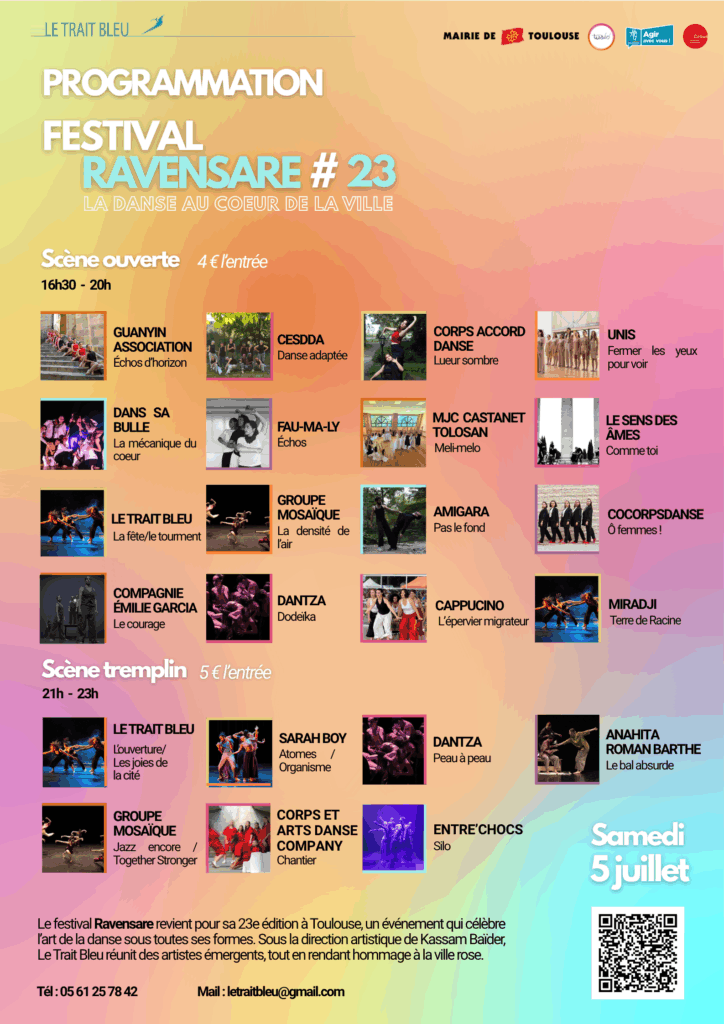 Programme du Samedi 5 juillet 2025