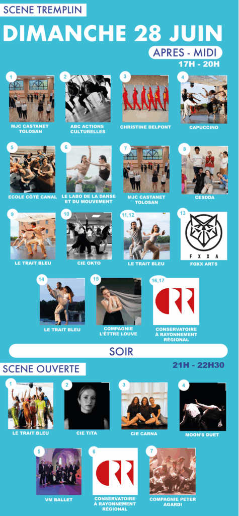 Programme Dimanche 28 juin